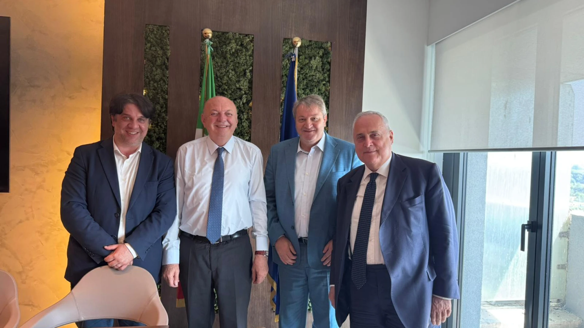 Roberti e Di Baggio, accompagnati da Lotito hanno incontrato a Roma il Ministro Fratin. Si e’ discusso del Parco Nazionale del Matese.